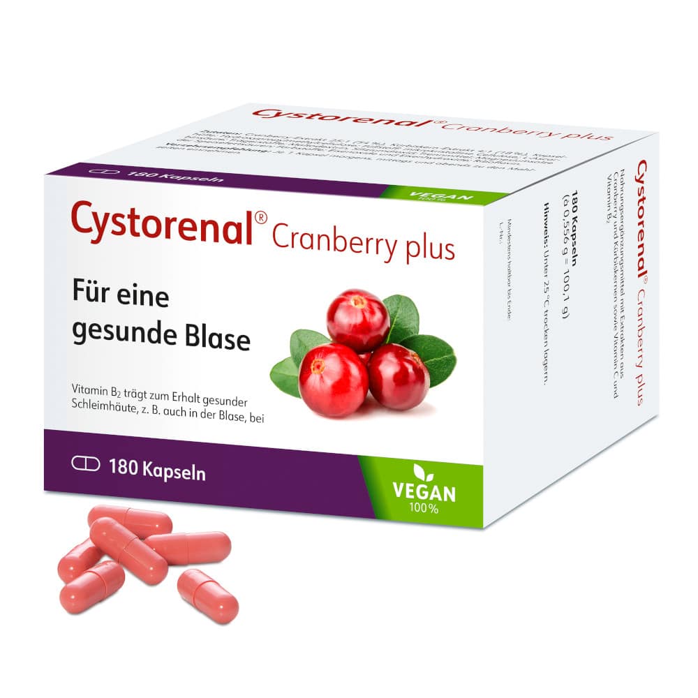 CYSTORENAL Cranberry plus  180 St Kapseln