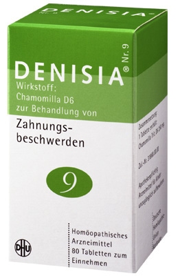DENISIA 9 Zahnungsbeschwerden Tabletten 80 St Tabletten