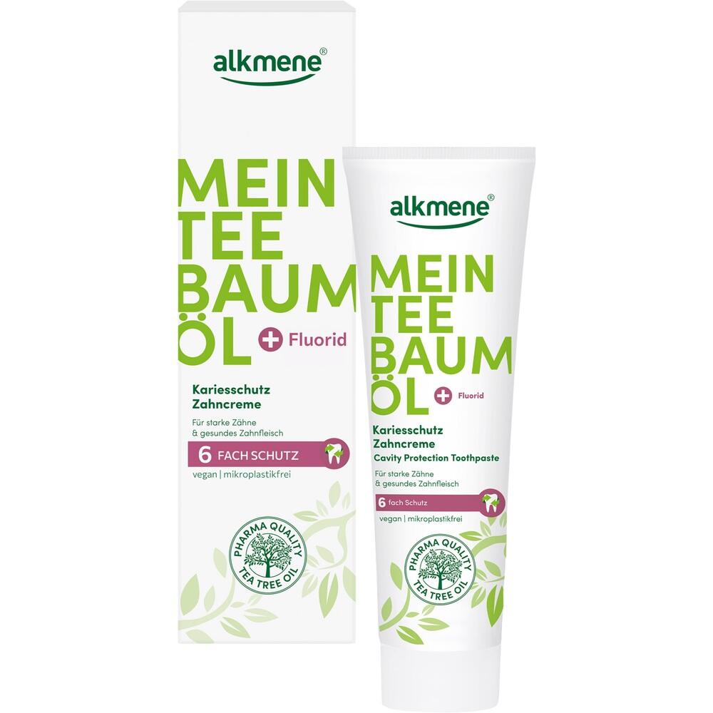 alkmene MEIN TEE BAUM ÖL Kariesschutz Zahncreme 100 ml Zahncreme