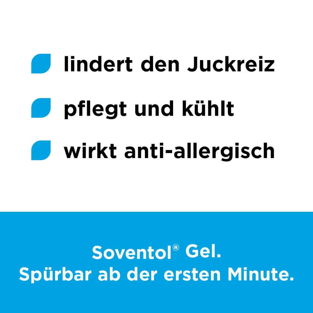 Soventol Gel bei Insektenstichen & Juckreiz auf der Haut 20 g Gel