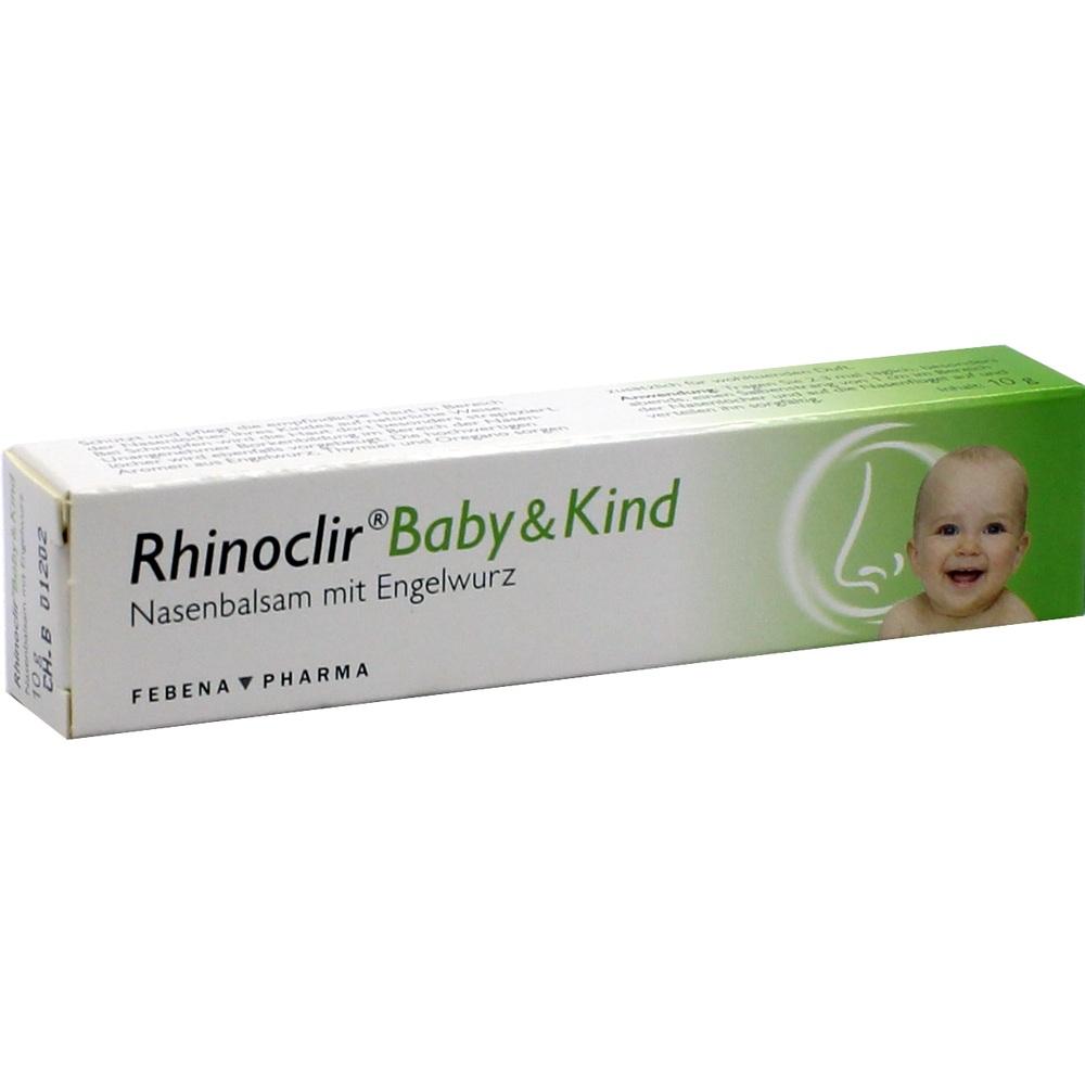 RHINOCLIR Baby & Kind Nasenbalsam mit Engelwurz 10 g Balsam
