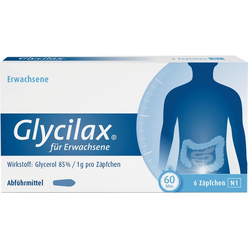 Glycilax für Erwachsene 6 St Erwachsenen-Suppositorien