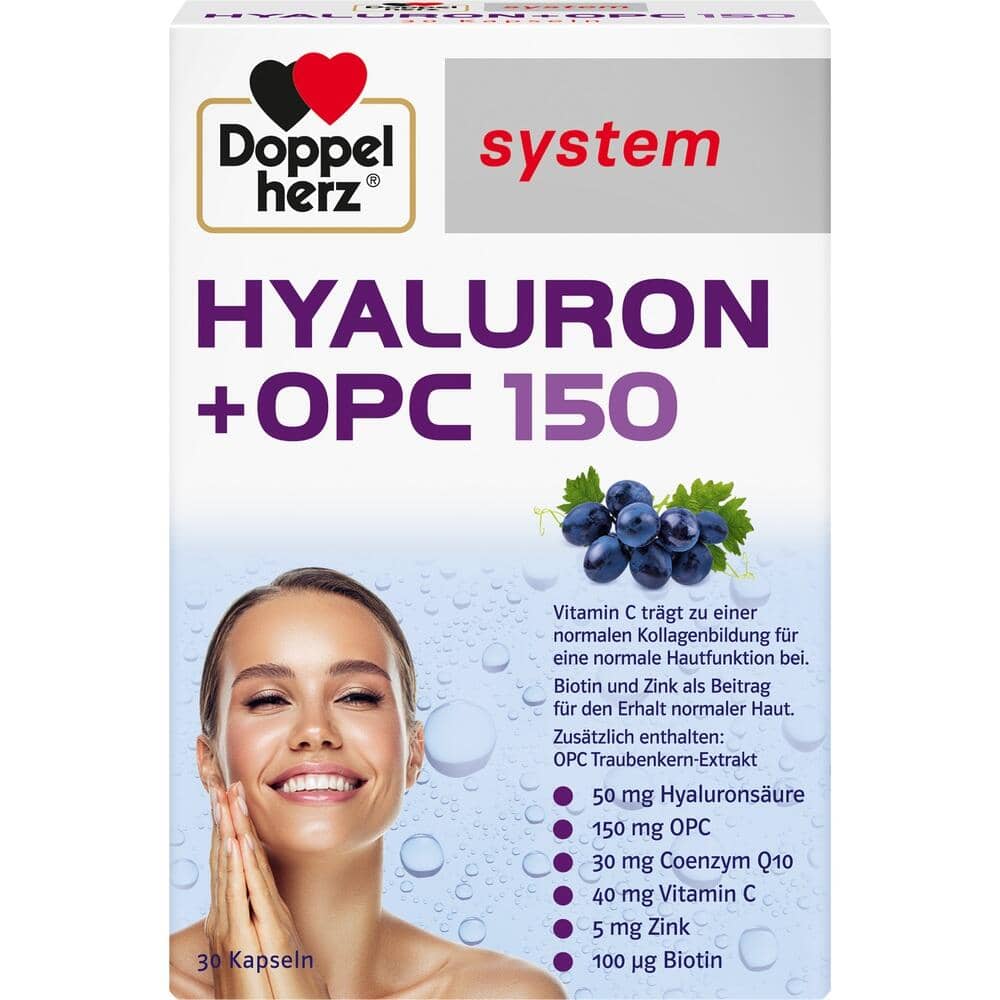 Doppelherz system HYALURON + OPC 150 30 St Kapseln