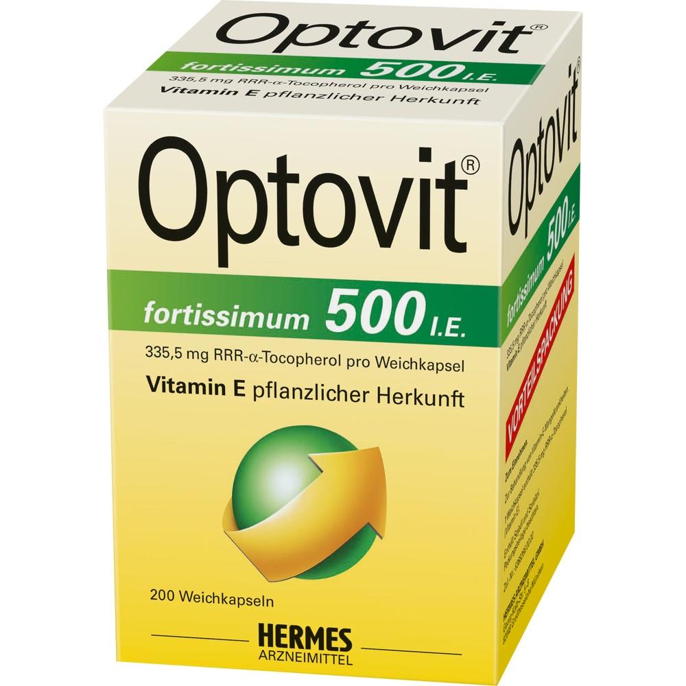 Optovit fortissimum 500 I.E. 200 St Kapseln