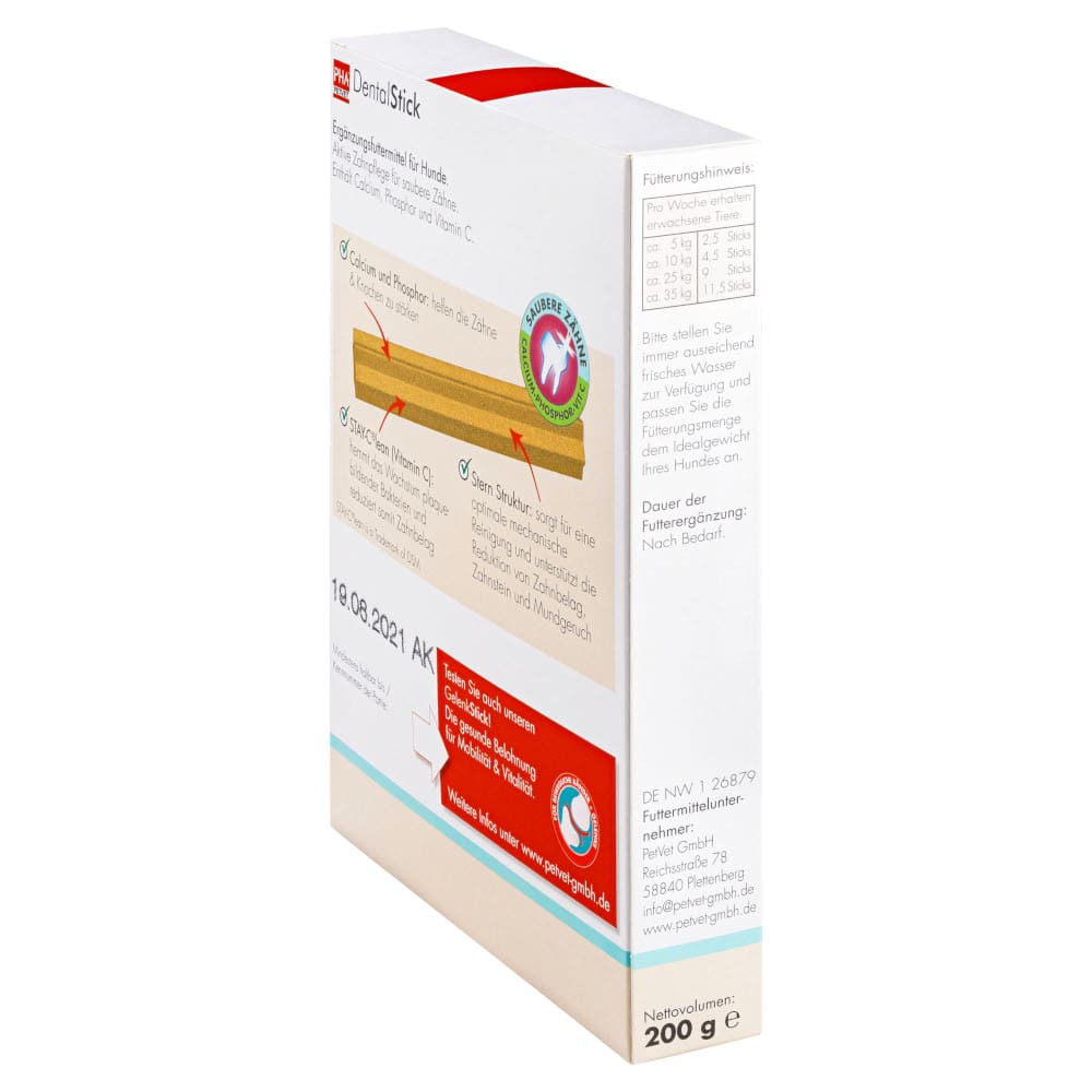 PHA DentalStick für Hunde 7 St Kaudragees