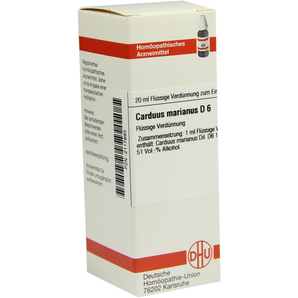 CARDUUS MARIANUS D 6 Dilution 20 ml Dilution