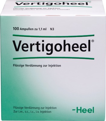 Vertigoheel bei Schwindelzuständen 100 St Ampullen