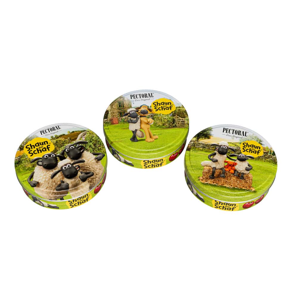 Kinder Pectoral Shaun das Schaf Bitzer 60 g Bonbons