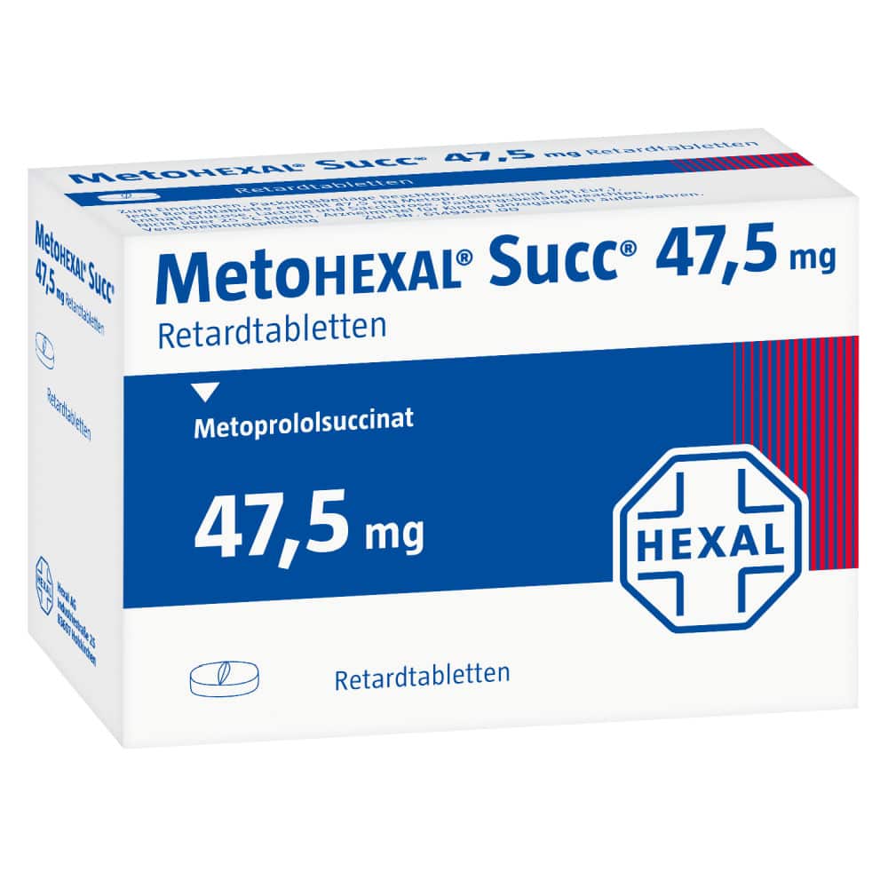 MetoHEXAL Succ 47,5mg 100 St Retard-Tabletten