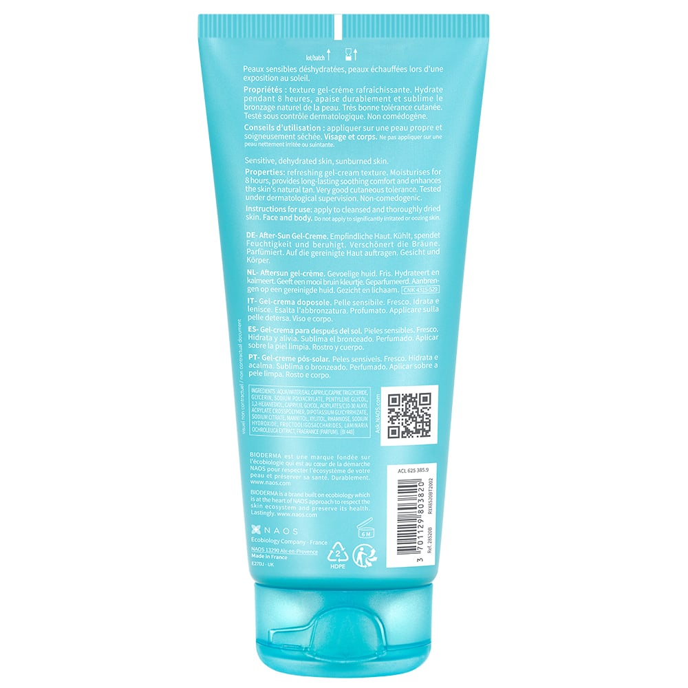 BIODERMA Photoderm Gel-creme APRES SOLEIL AFTER-SUN 200 ml Creme