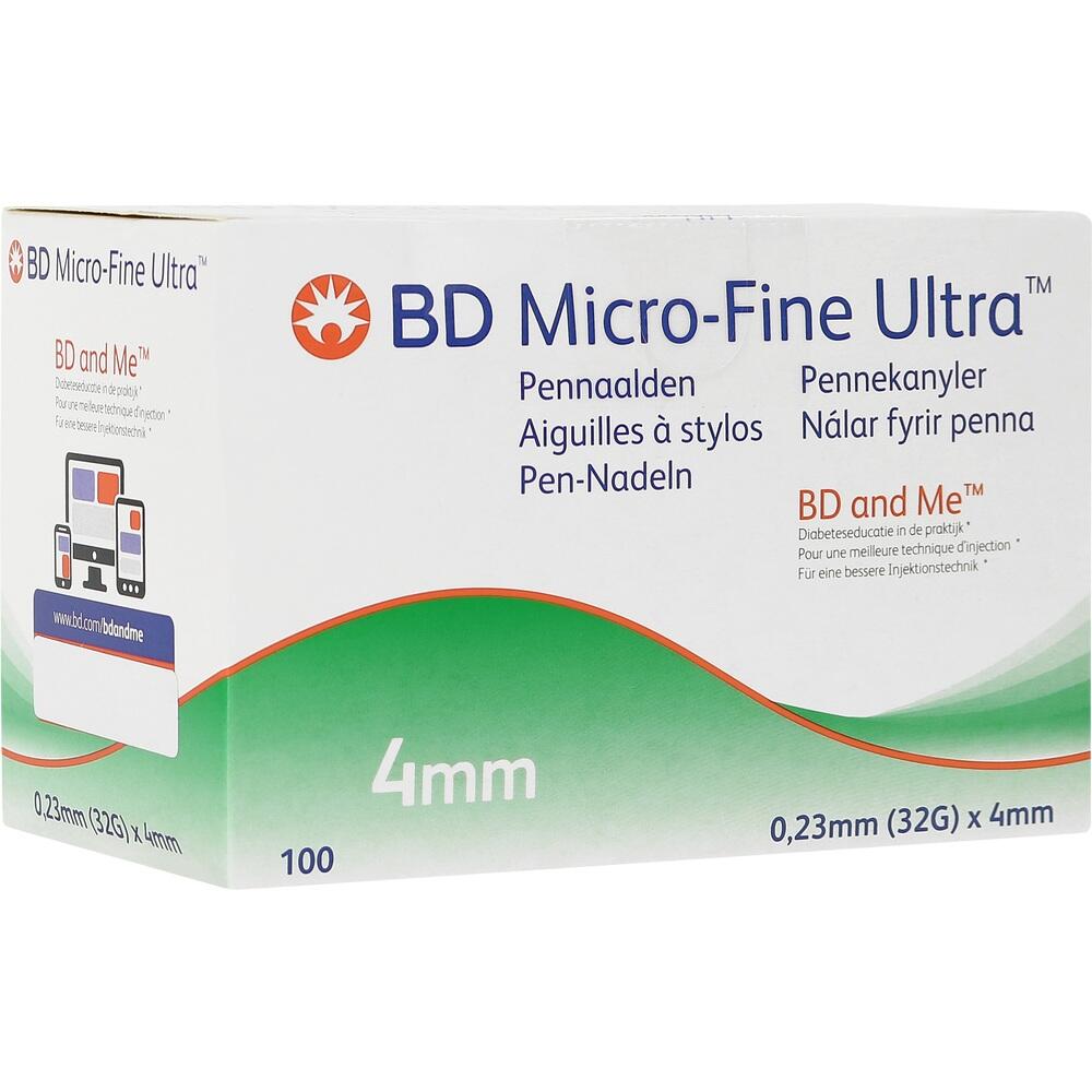 BD MICRO-FINE ULTRA Pen-Nadeln 0,23x4 mm 100 St Kanüle