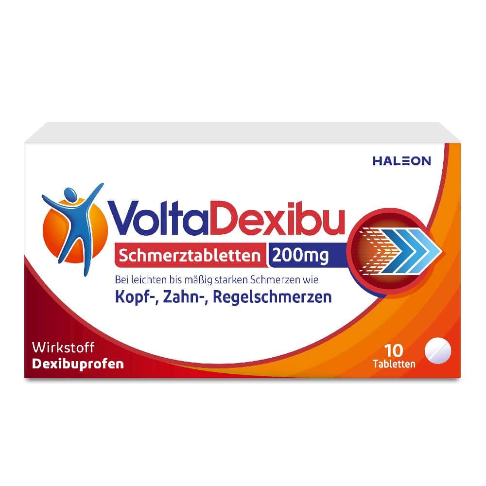 VoltaDexibu Schmerztabletten 200 mg 10 St Filmtabletten