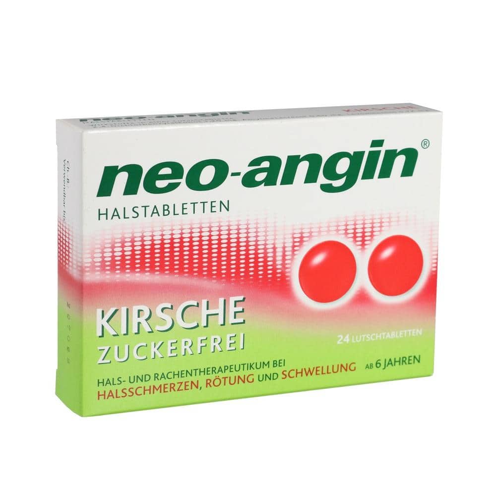 neo-angin HALSTABLETTEN KIRSCHE ZUCKERFREI 24 St Lutschtabletten