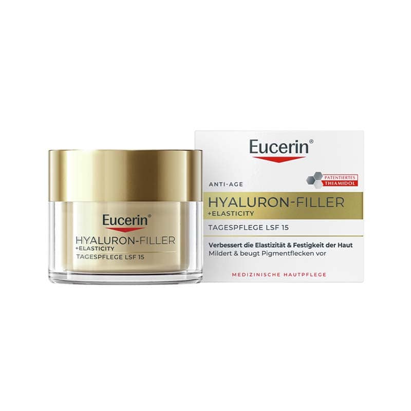 Eucerin HYALURON FILLER + ELASTICITY Anti Aging Tagespflege mit LSF 15 50 ml Creme
