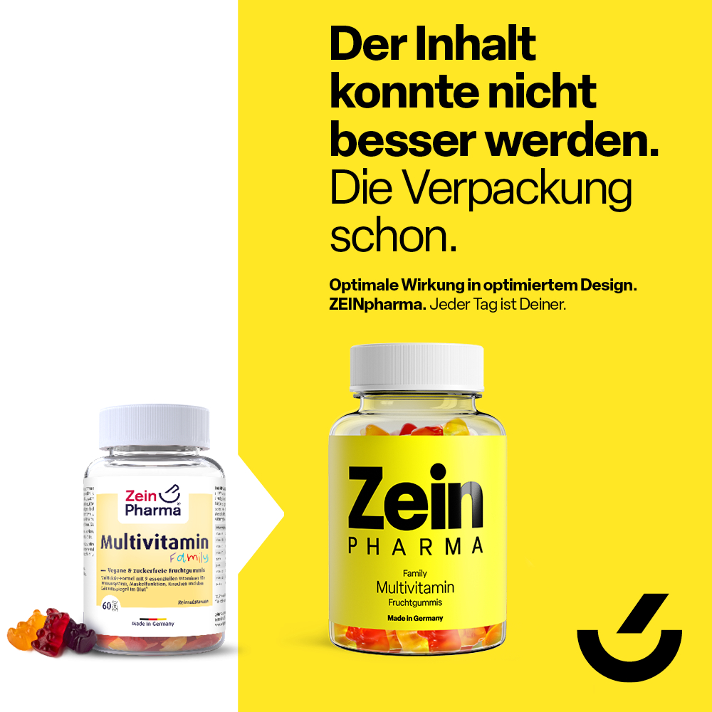 Zein Pharma Family Multivitamin Fruchtgummis 60 St Kaudragees