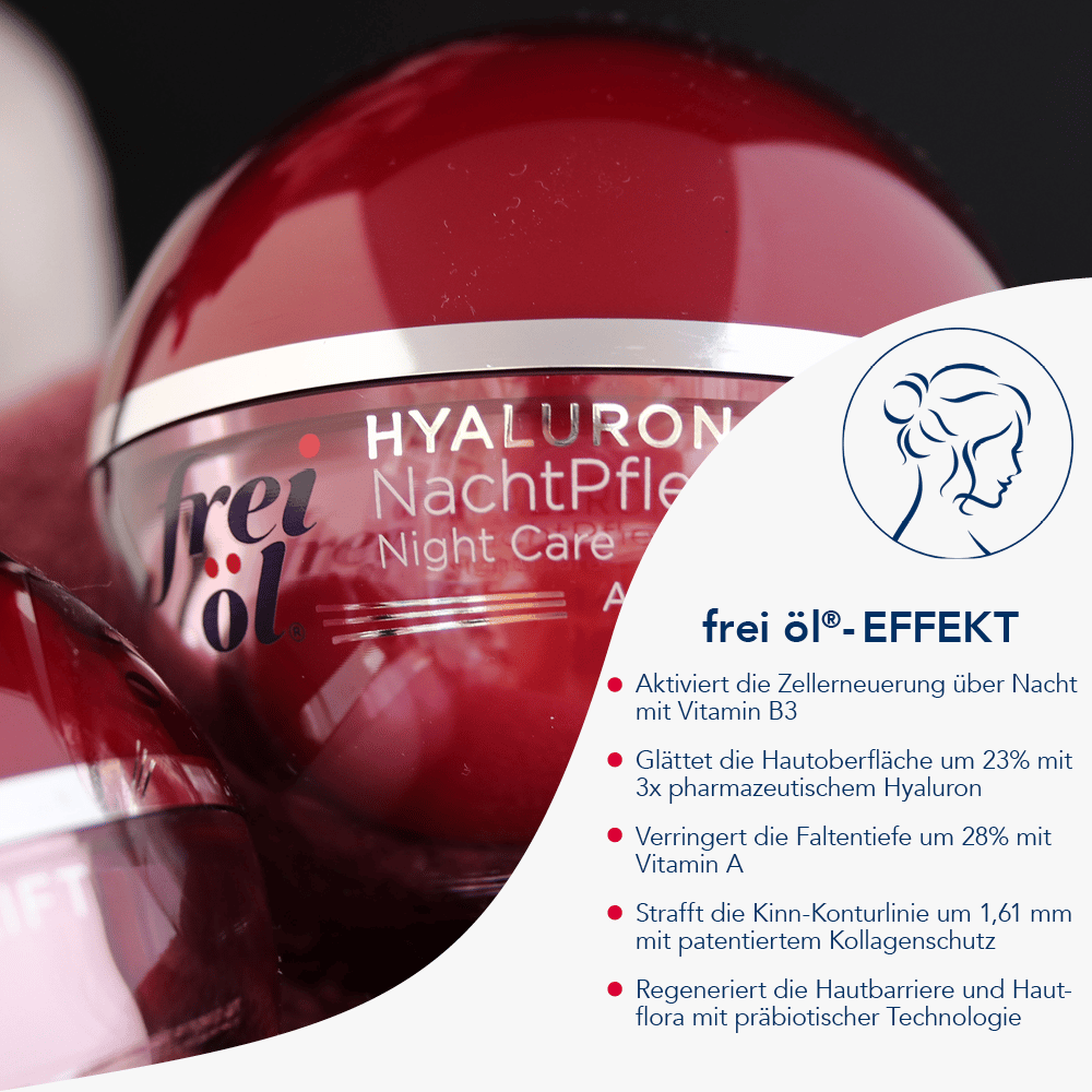 frei öl Anti-Age Hyaluron Lift NachtPflege 50 ml Nachtcreme