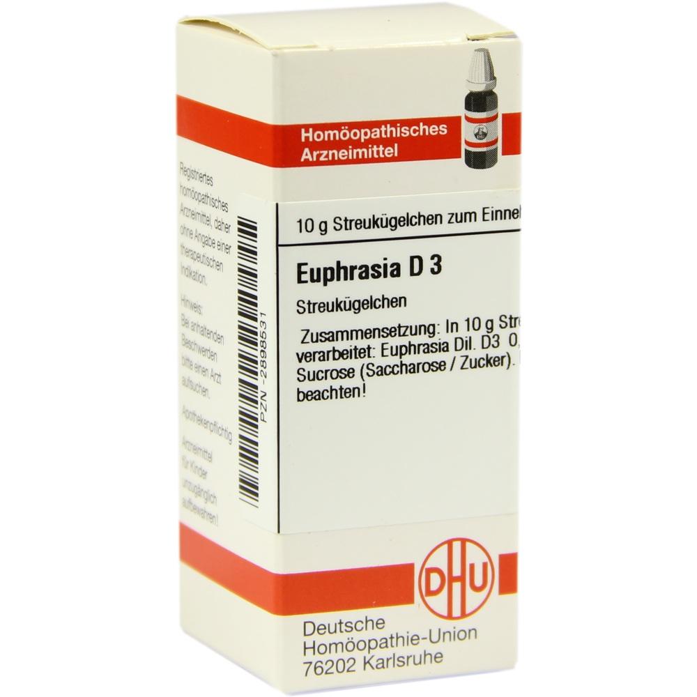 EUPHRASIA D 3 Globuli 10 g Globuli