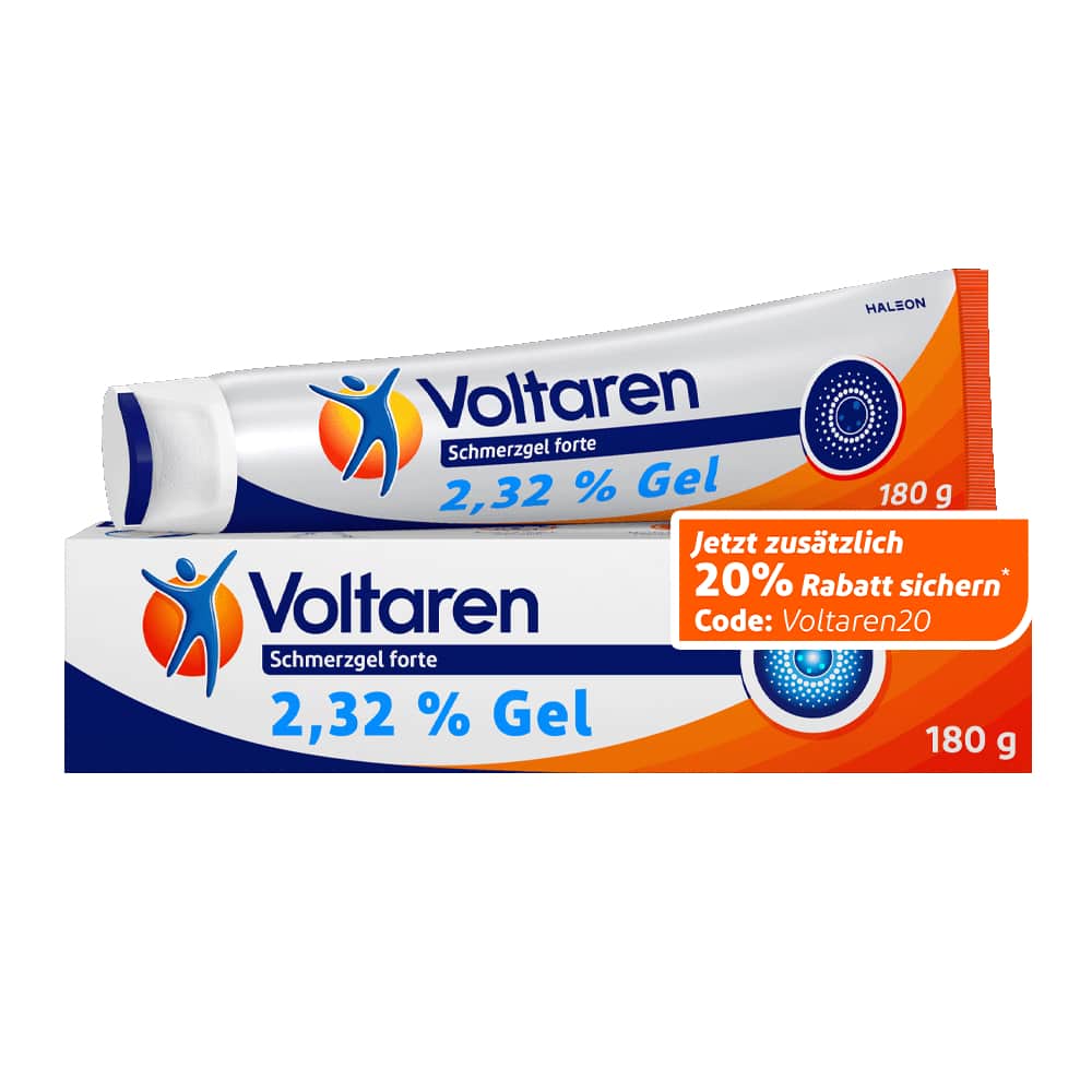 Voltaren Schmerzgel forte 23,2 mg/g + 20% Rabatt* 180 g Gel