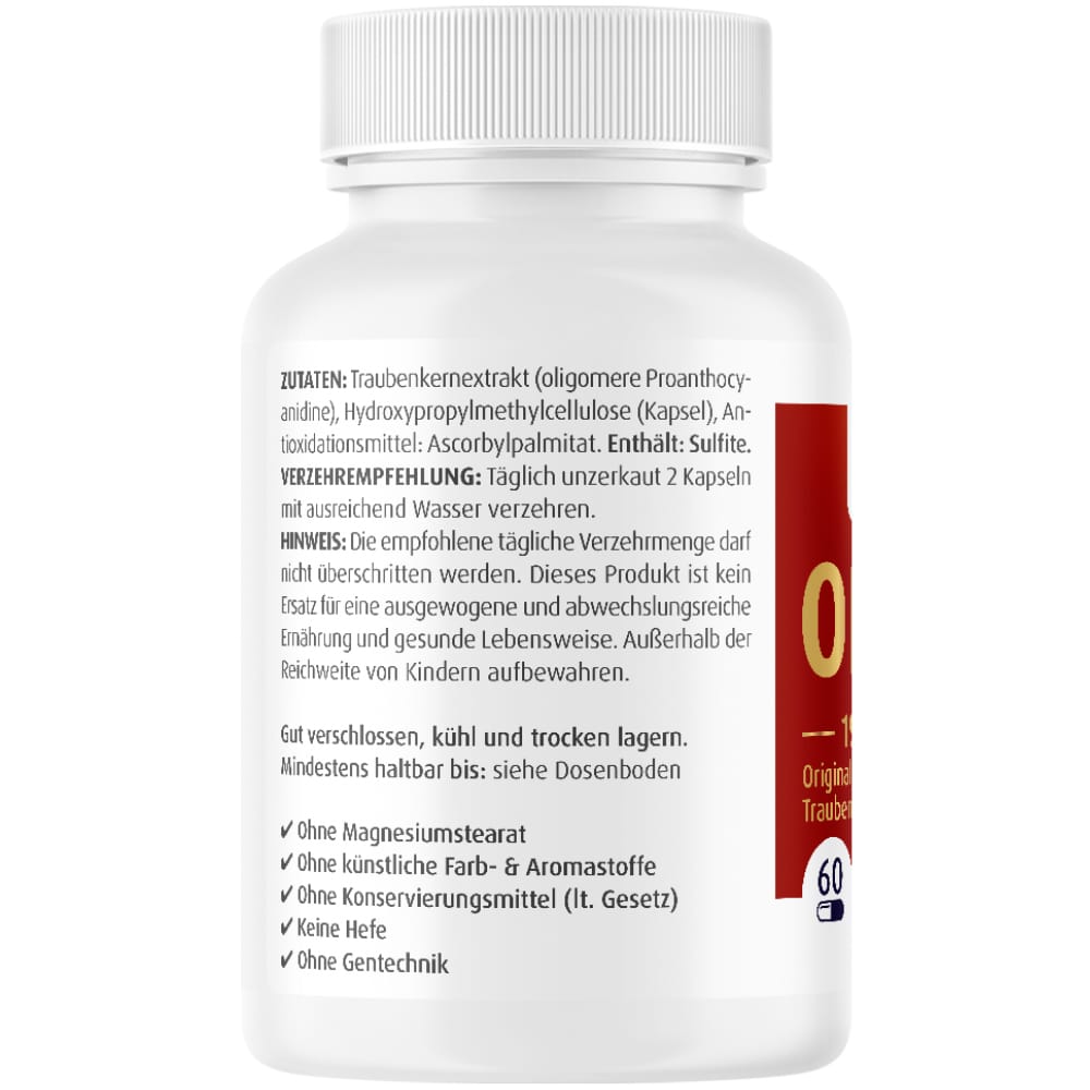 Zein Pharma OPC Nativ Kapseln 192 mg  60 St Kapseln