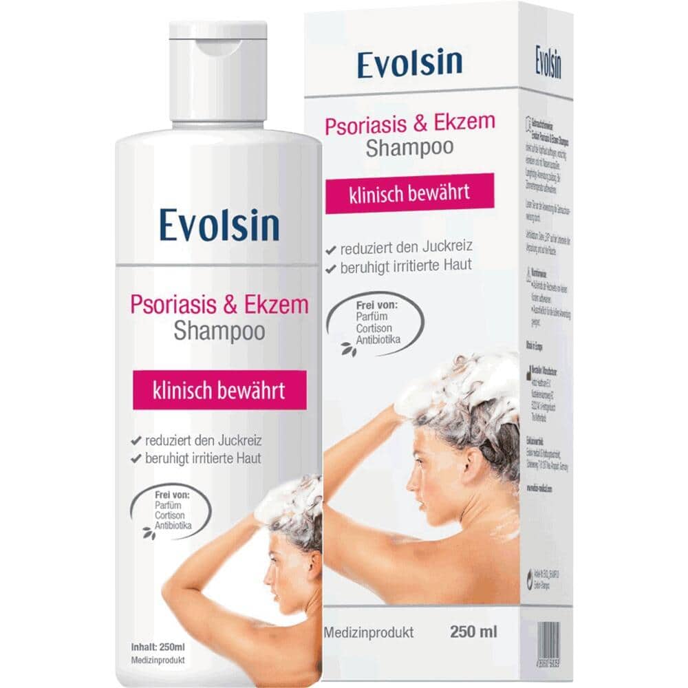 Evolsin Psoriasis Ekzem Shampoo 250 ml Shampoo