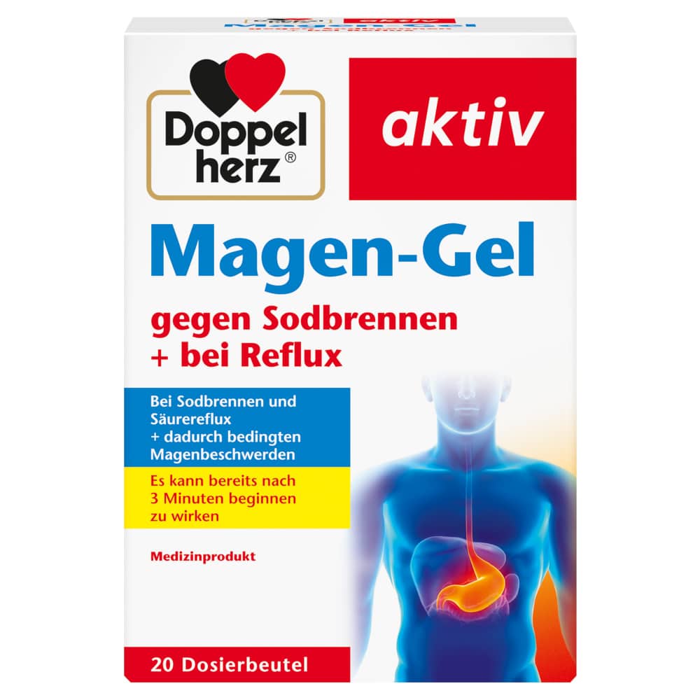 Doppelherz aktiv Magen-Gel gegen Sodbrennen + bei Reflux 20 St Gel