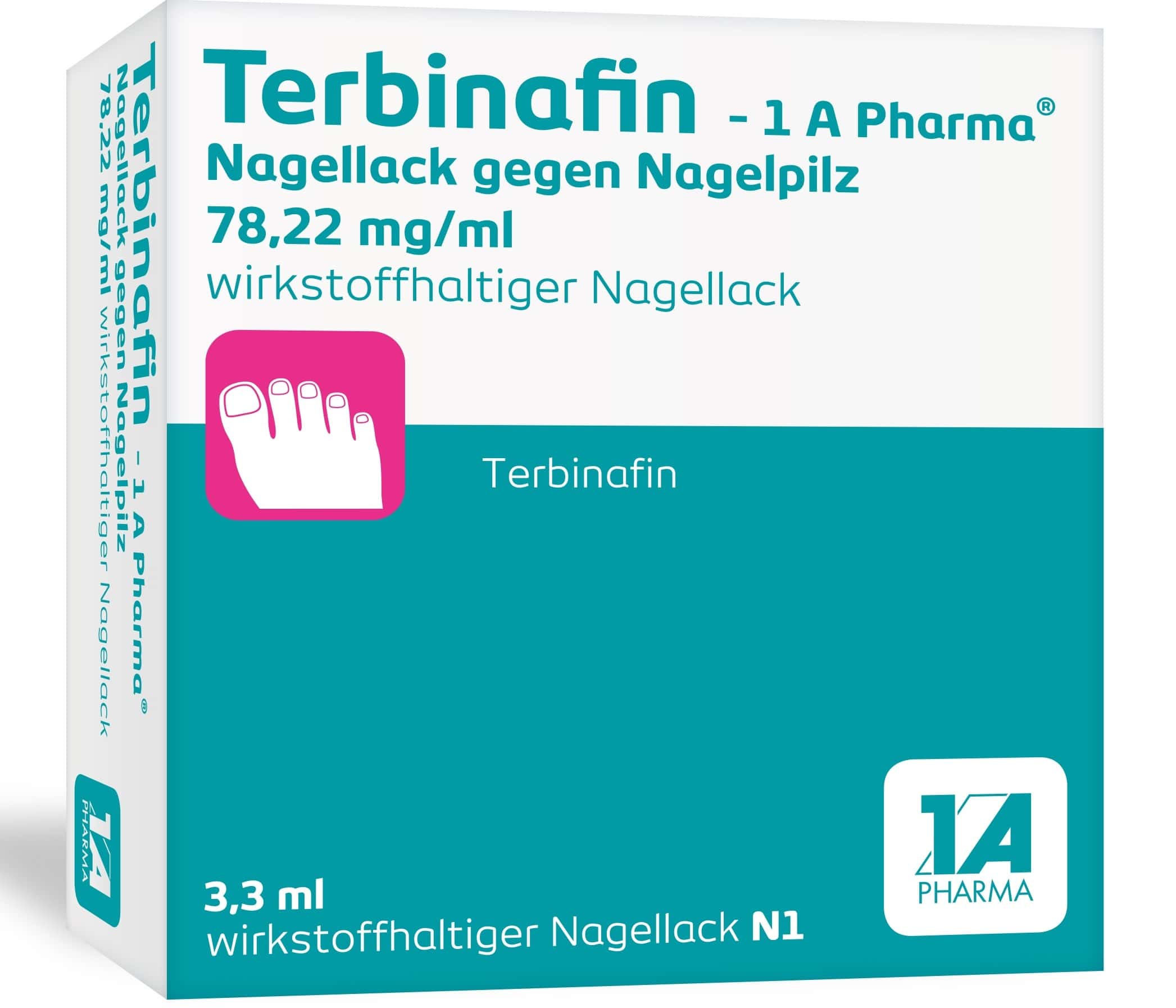 Terbinafin - 1A Pharma 3.3 ml Wirkstoffhaltiger Nagellack