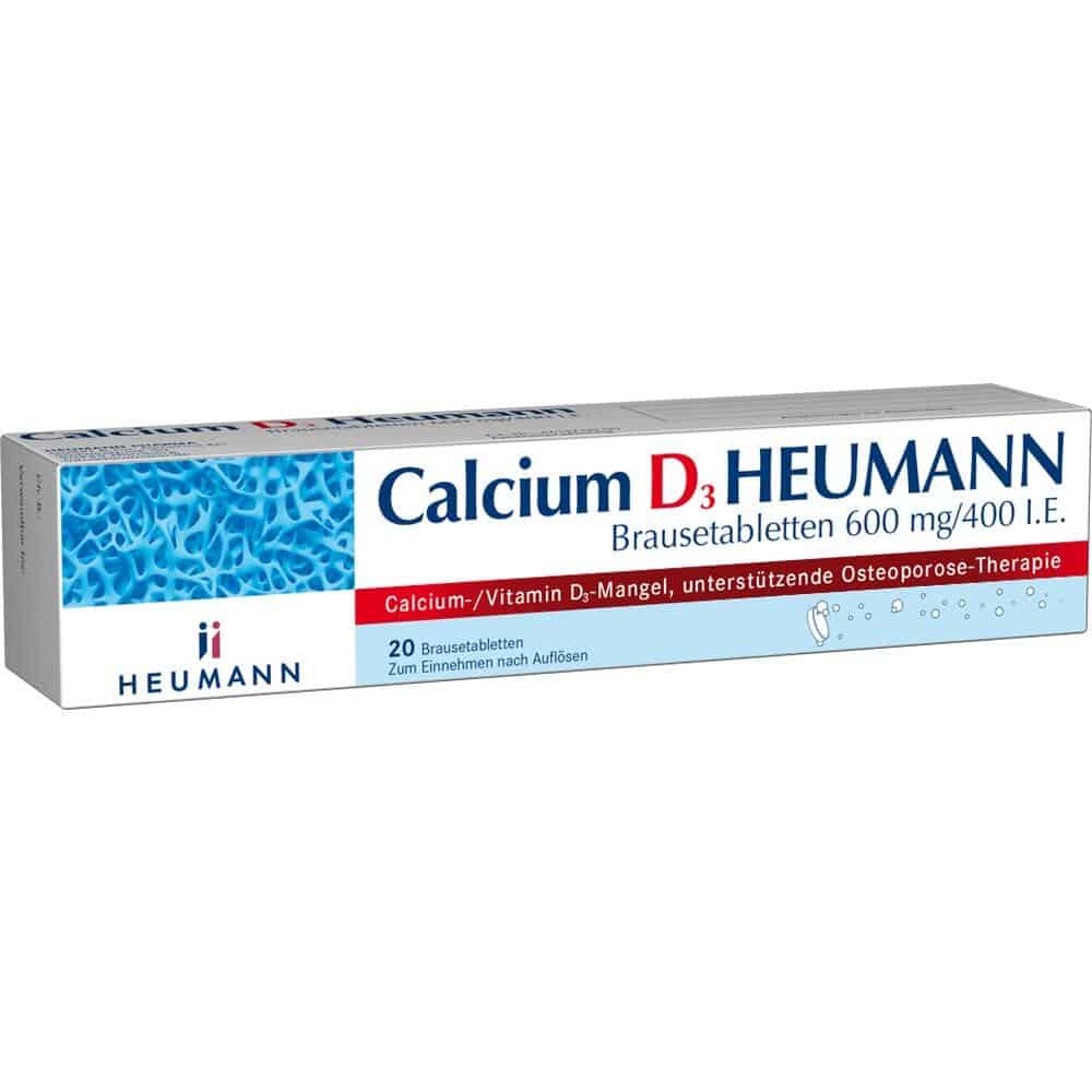 Calcium D3 HEUMANN 20 St Brausetabletten