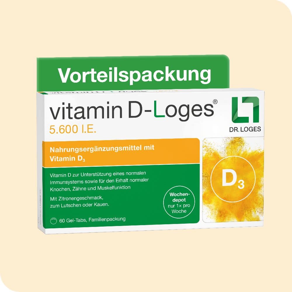 vitamin D-Loges 5.600 I.E. Wochendepot 60 St Kautabletten