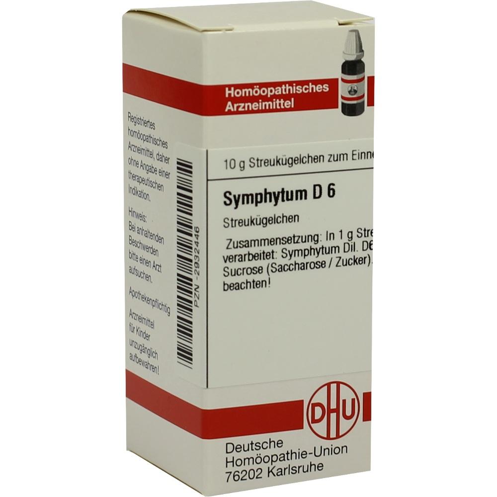 SYMPHYTUM D 6 Globuli 10 g Globuli