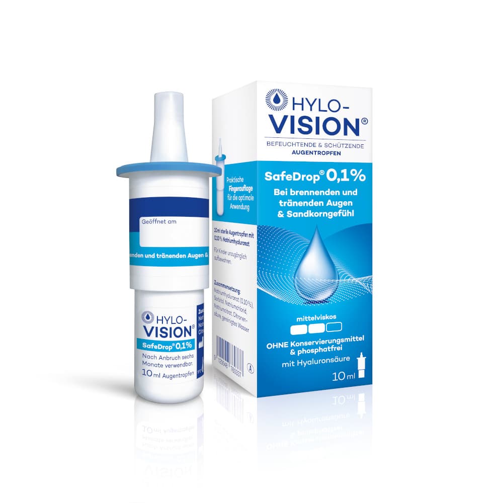 HYLO-VISION SafeDrop 0,1% Augentropfen 10 ml Augentropfen
