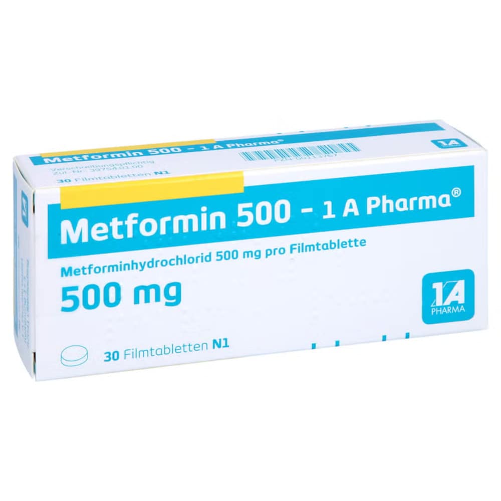 Metformin 500-1A Pharma 30 St Filmtabletten