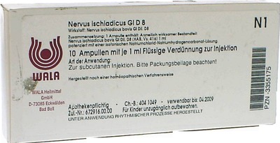 Nervus Ischiadicus Gl D8 Ampullen 10X1 ml Ampullen