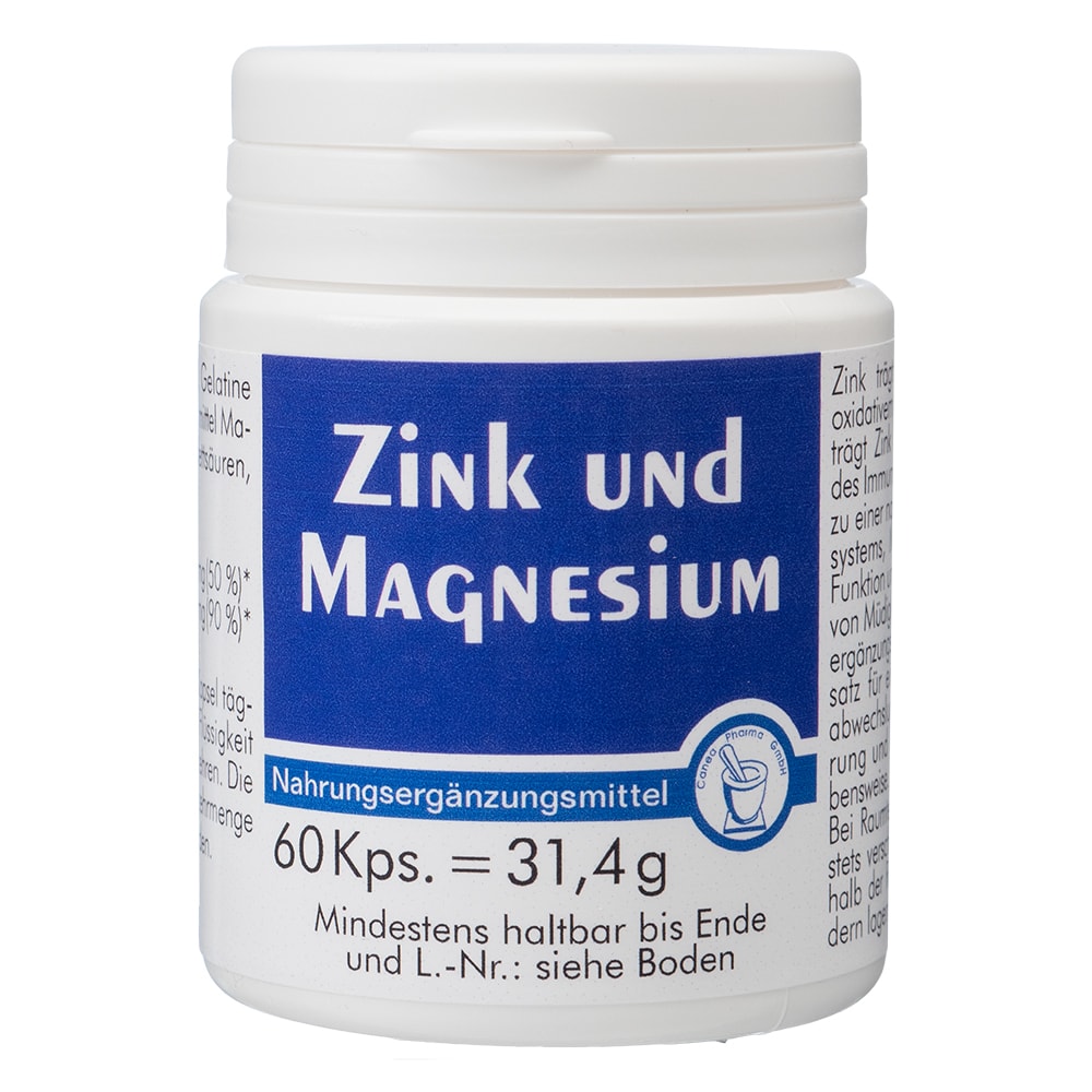 Zink und Magnesium 60 St Kapseln