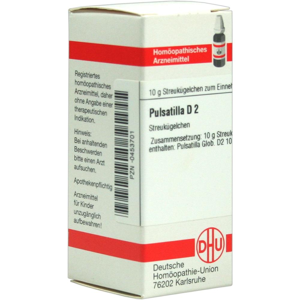PULSATILLA D 2 Globuli 10 g Globuli