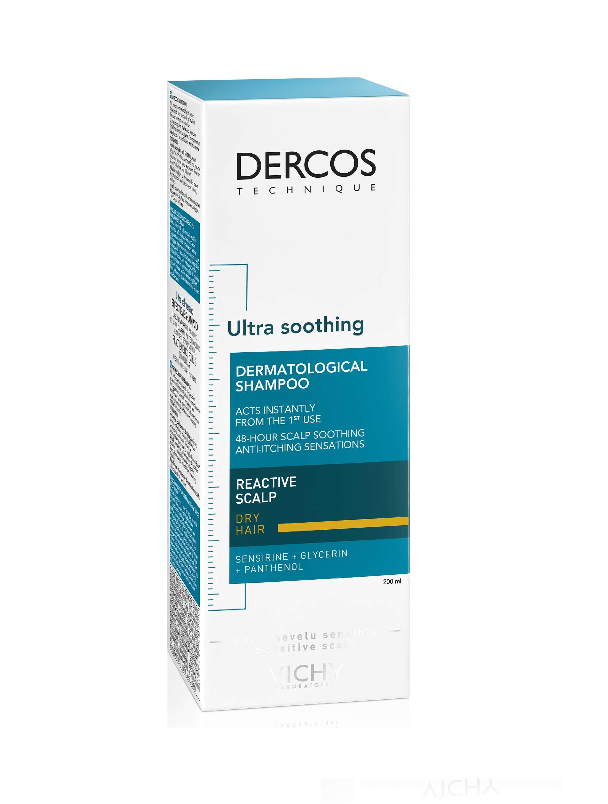 VICHY DERCOS ultra-sensitiv Shampoo trockene Kopfhaut  200 ml Shampoo