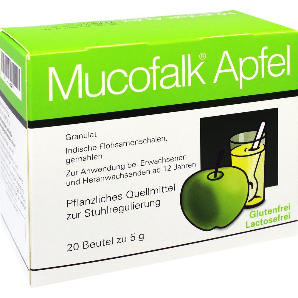 Mucofalk Apfel Beutel 20 St Granulat zur Herstellung einer Suspension zum Einnehmen