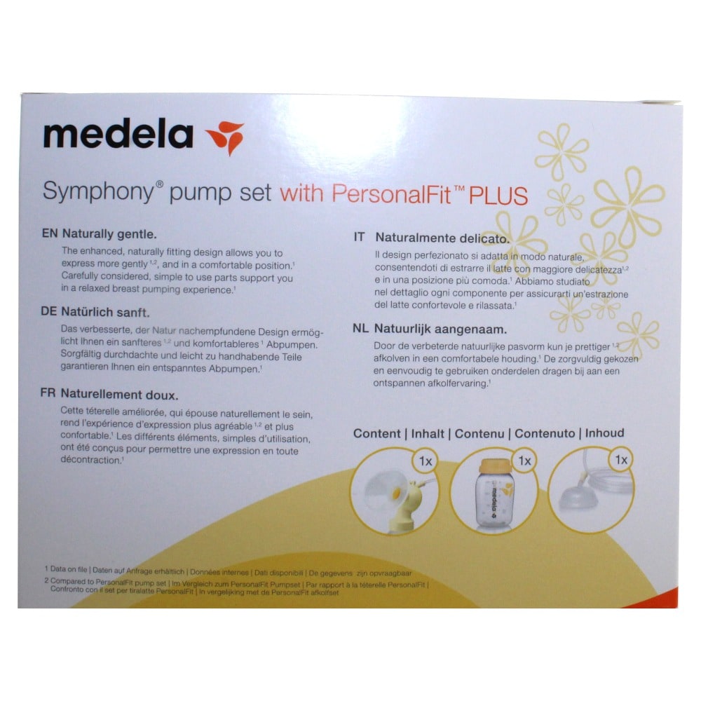 MEDELA Symphony Einzelpumpset mit PersonalFit™ PLUS Brusthaube, Größe M 1 St