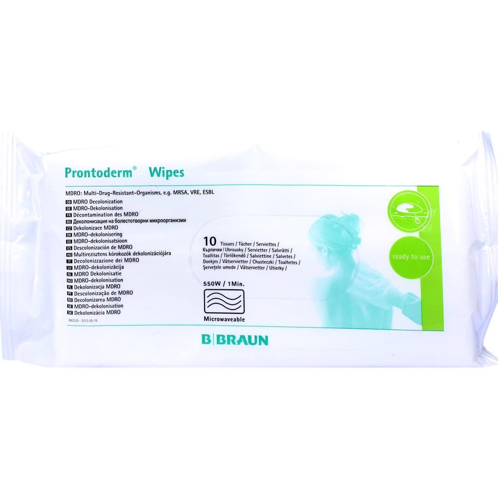 PRONTODERM Wipes Einmalwascht.MRSA Dekolonisierung 10 St Tücher