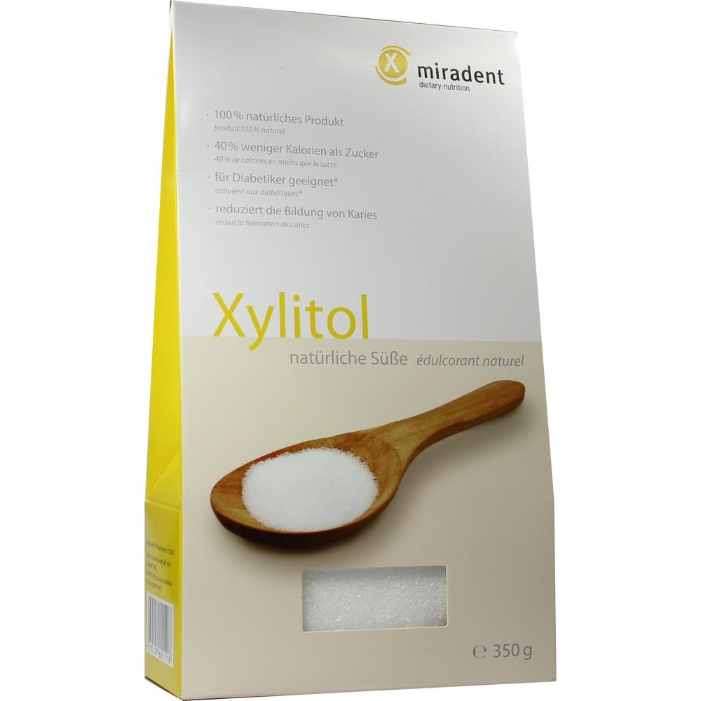 MIRADENT Zuckerersatz Xylitol Pulver 350 g Pulver