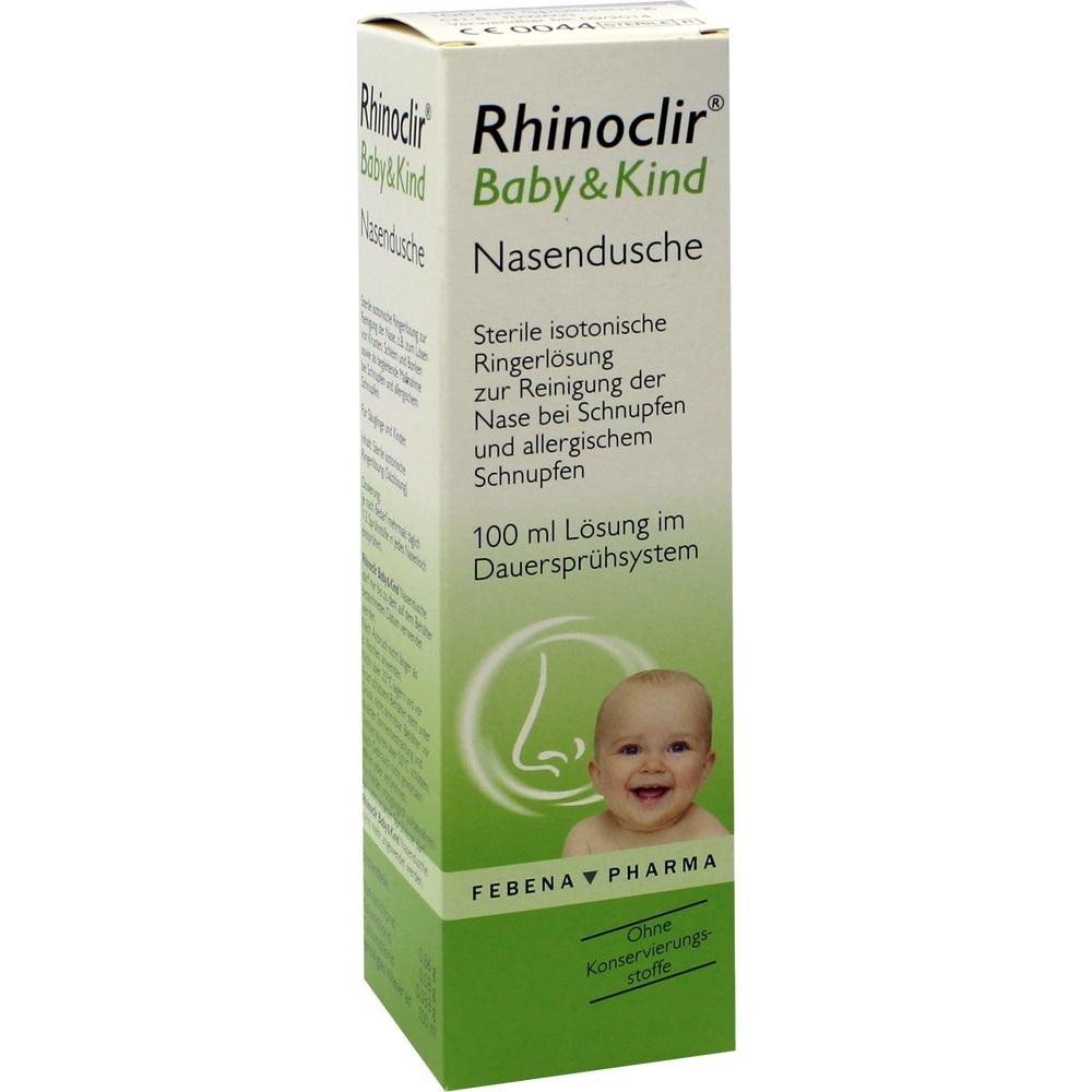 RHINOCLIR Baby & Kind Nasendusche Lösung 100 ml Lösung