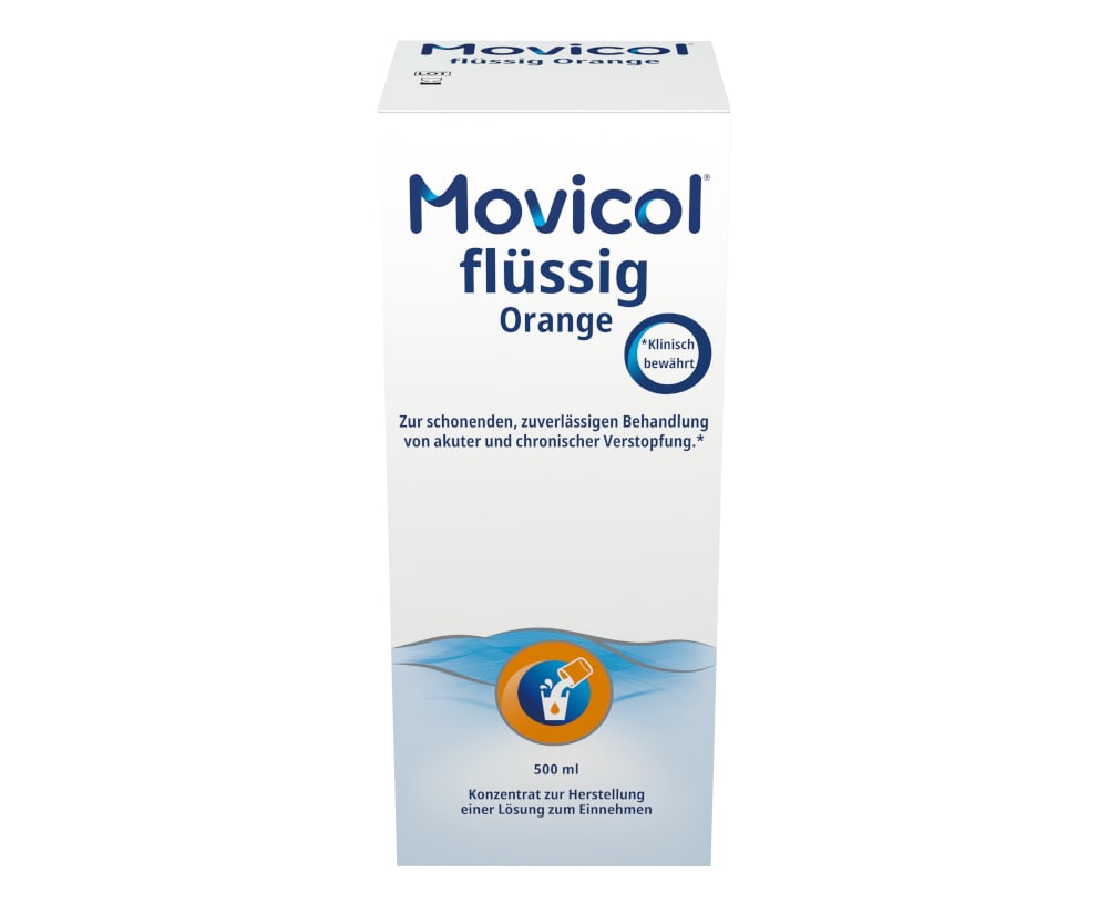 MOVICOL flüssig Orange 500 ml Konzentrat MOVICOL flüssig Orange 500 ml Konzentrat