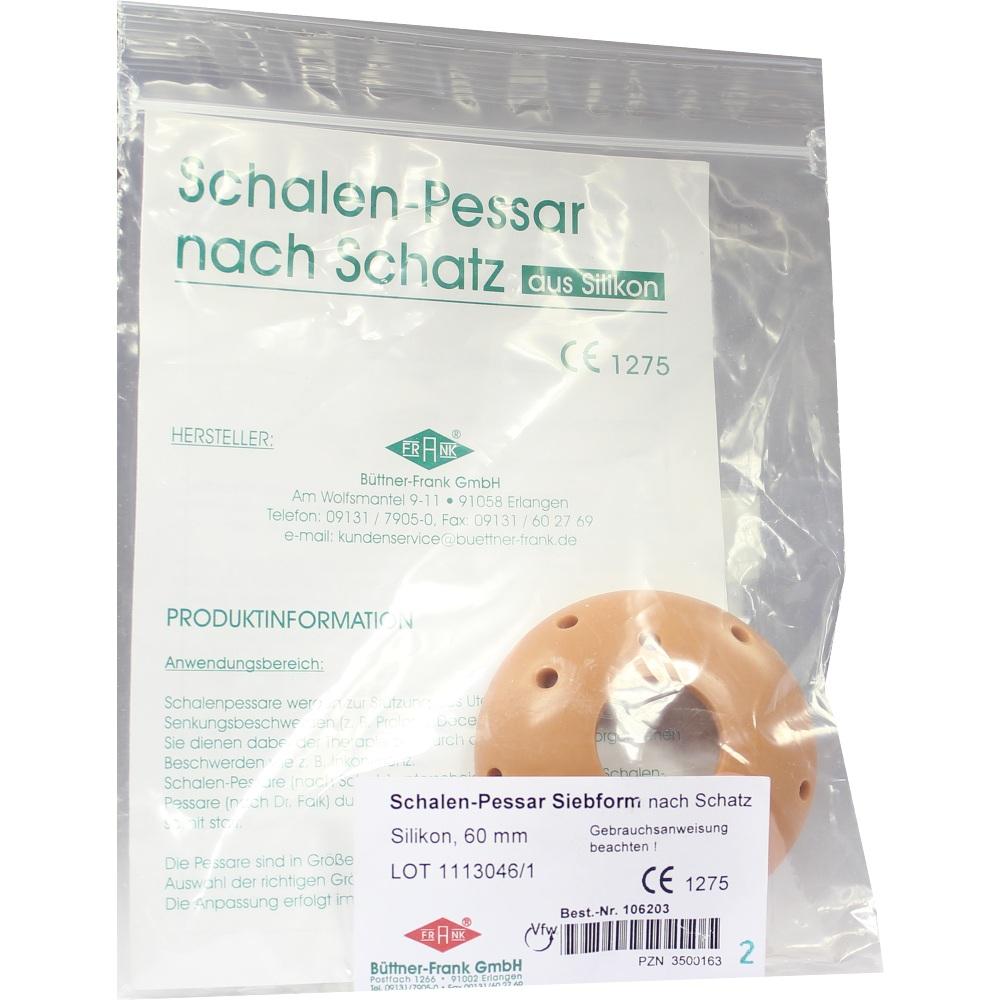 SIEBPESSAR Silikon 60 mm nach Schatz 1 St