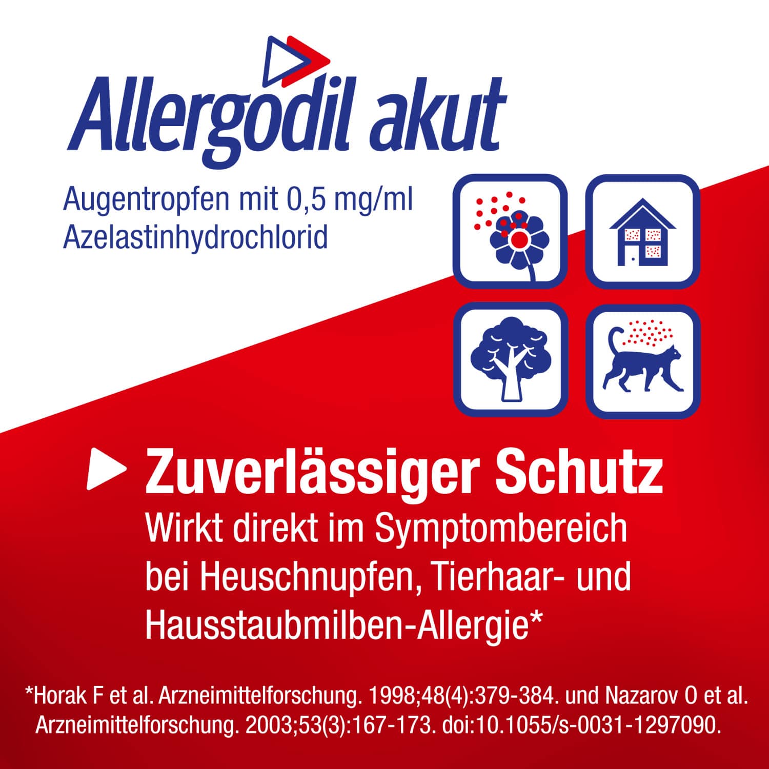Allergodil akut Augentropfen 6 ml Augentropfen