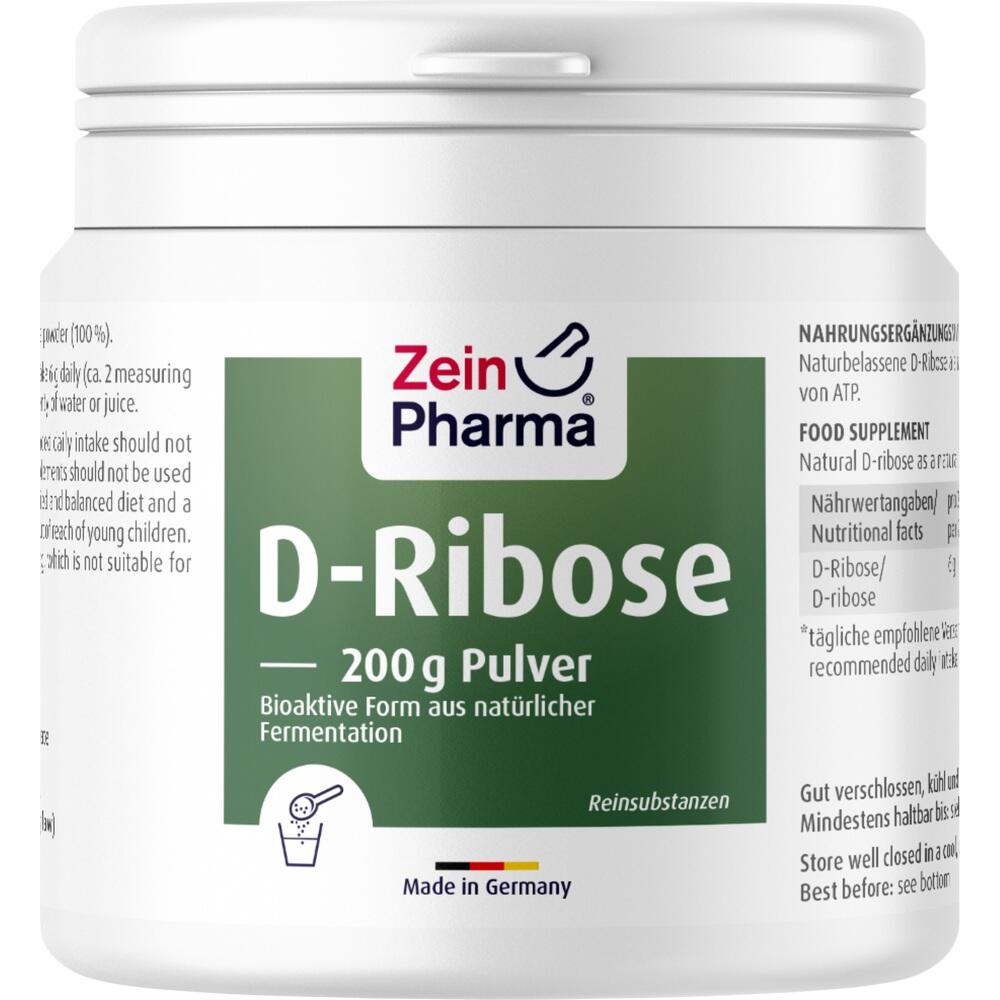 Zein Pharma D RIBOSE Pulver aus Fermentation 200 g Pulver