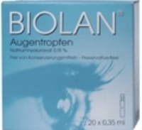 BIOLAN Augentropfen Einzeldosispipetten 20X0.35 ml Einzeldosispipetten