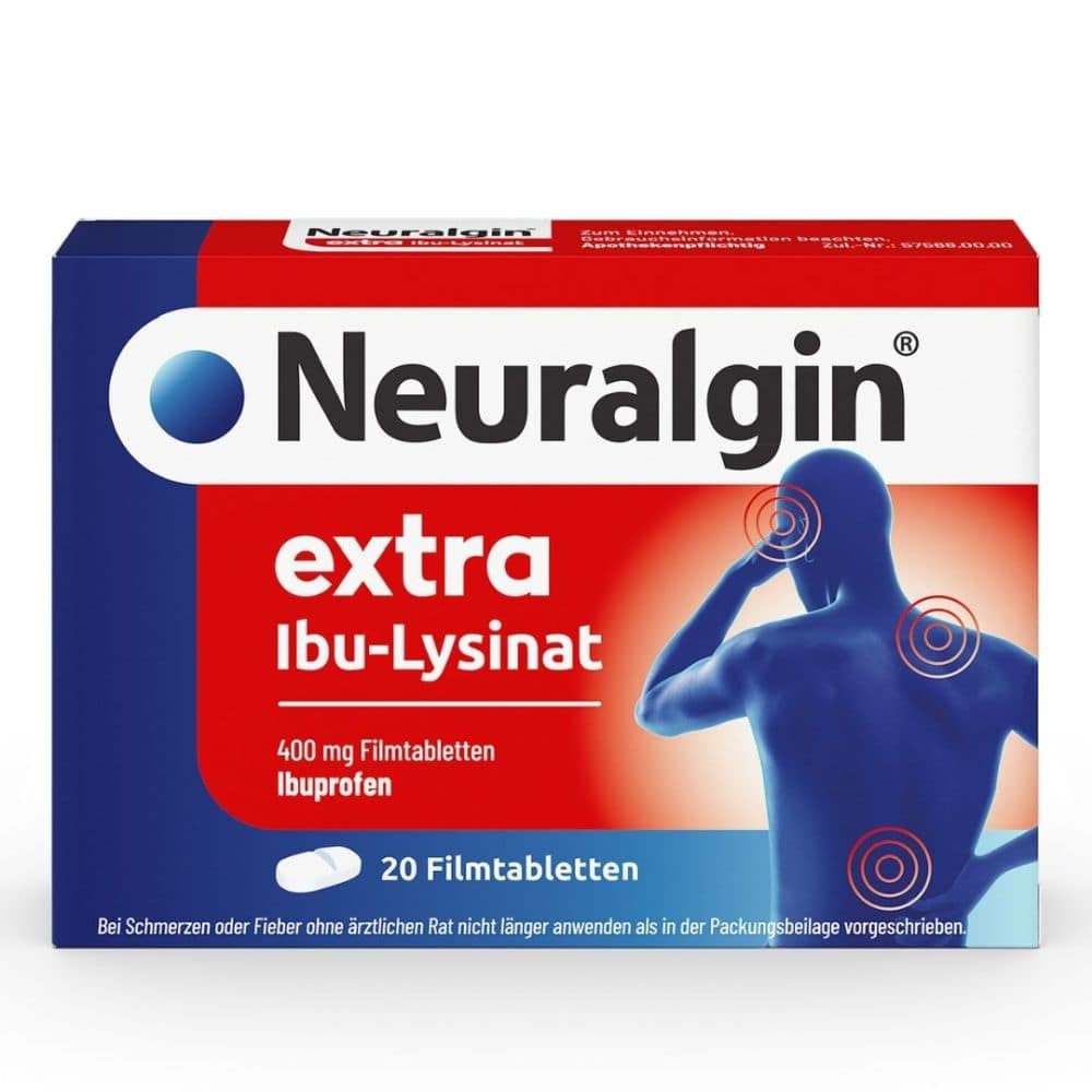 Neuralgin extra Ibu-Lysinat 400 mg 20 St Filmtabletten
