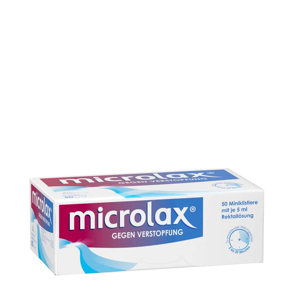 microlax GEGEN VERSTOPFUNG für Kinder und Erwachsene