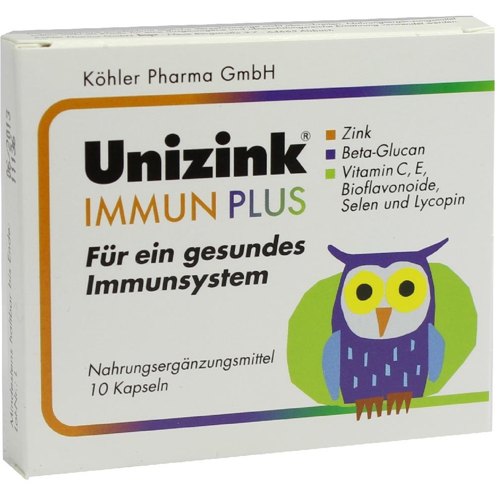 Unizink Immun Plus Kapseln 1X10 St Kapseln
