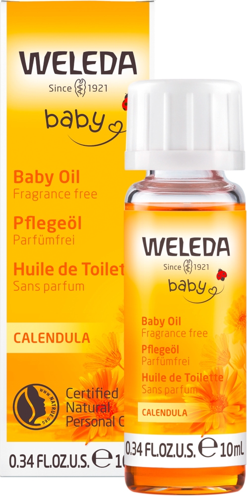 Weleda Baby Babypflegeöl Calendula Parfümfrei 10 ml Öl