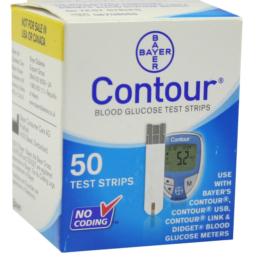 CONTOUR Sensoren Teststreifen 50 St Teststreifen